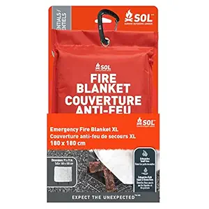 Survive Outdoors Longer Emergency Fire Safe Fire Blanket XL White