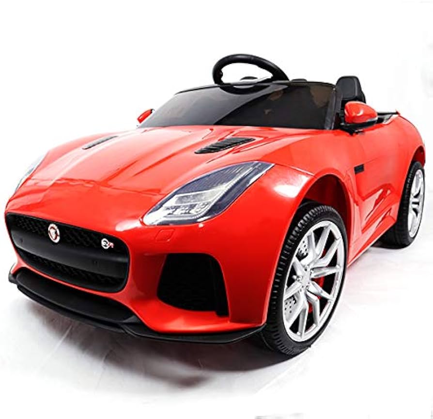 Amazon.co.jp: 電動乗用カージャガー JAGUR FType QLS-5388 SIS (赤