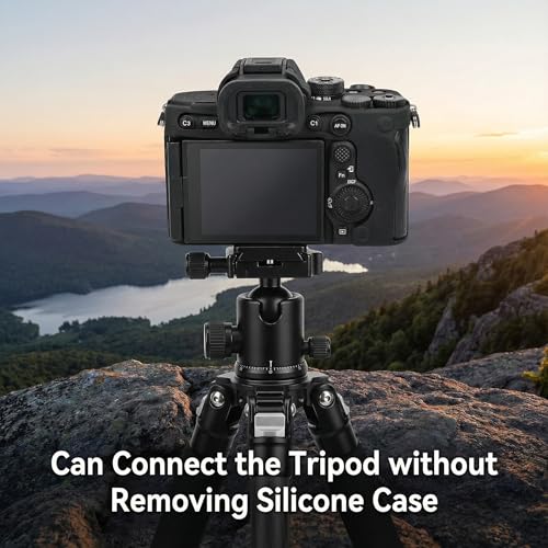 MUZIRI KINOKOO A7 V/A7RV Funda, Funda Protectora de Silicona Suave para cámara Digital Sony Alpha 7 V/A7M5/A7R5/ A7 V/Alpha 7R V/A7RM5 - Funda de Silicona Fina y antiarañazos para A7M5/A7R5 -Negro - imagen 5