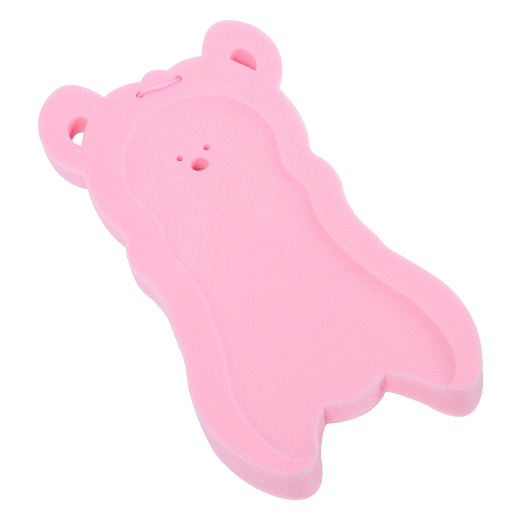 Coussin de bain antidérapant rose pour un moment de détente douce avec votre nouveau-né