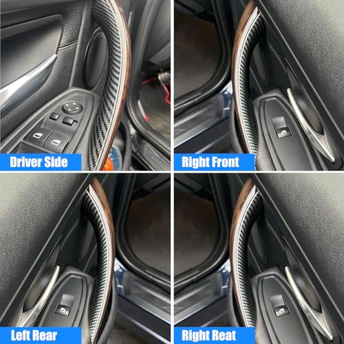 Image of Jaronx 4PCS Door Handles Replacement for BMW 3 Series F30 /F31 /F80 M3 | Driver Side and Passenger Side Interior Door Pull Handle Replacement for 320i,325i,328i,330i,335i,340i (NOT for 4 Series)