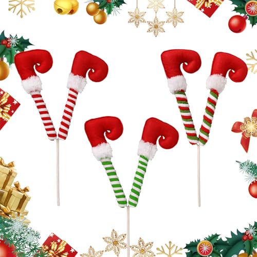 Baoqifong Navideños De Duendes,Decoración de Piernas de Duelles...