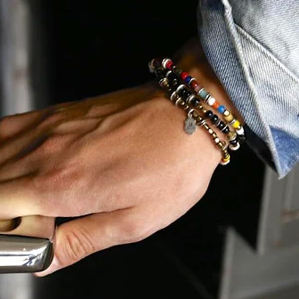 [amp japan] アンプジャパン トリプルハーツ ロングビーズ ブレスレット/ネックレス/アンクレット ミックス 日本製 HY