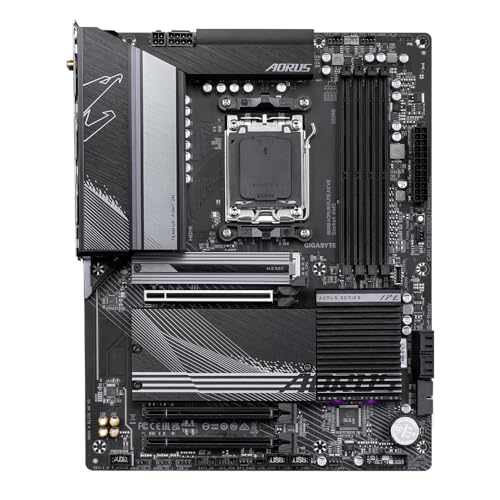GIGABYTE B650 AORUS ELITE AX V2 Scheda madre - AMD Ryzen serie 9000, VRM a 12+2+2 fasi, fino a 8000 MHz DDR5 (OC), 1xPCIe 5.0 + 2xPCIe 4.0 M.2, LAN 2,5 GbE, WIFI 6E, USB 3.2 Gen 2 - Scheda madre - Immagine 2