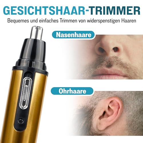 Ceramics Elektrischer Nasenhaarschneider Nasenhaartrimmer Edelstahl Klinge - Nasen und Ohren Trimmer...