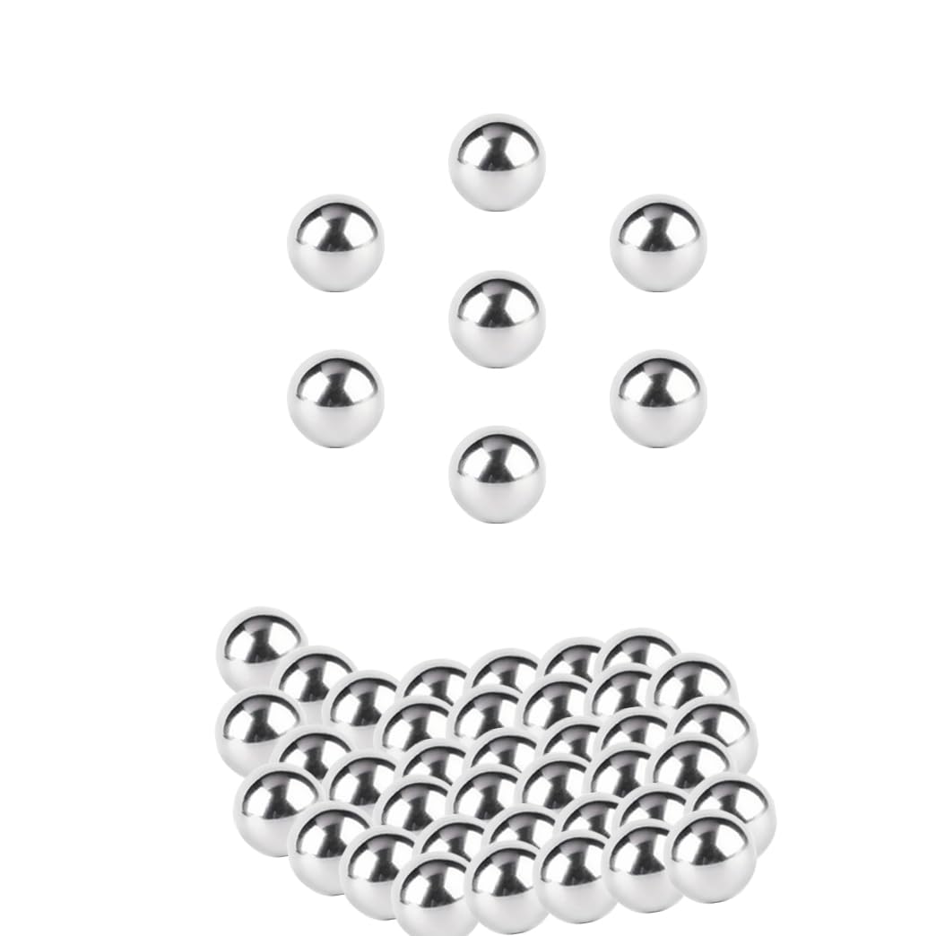 Arightmu 200 Pcs/Set Carbon Steel Bearing Balls,Steel Balls,Steel
