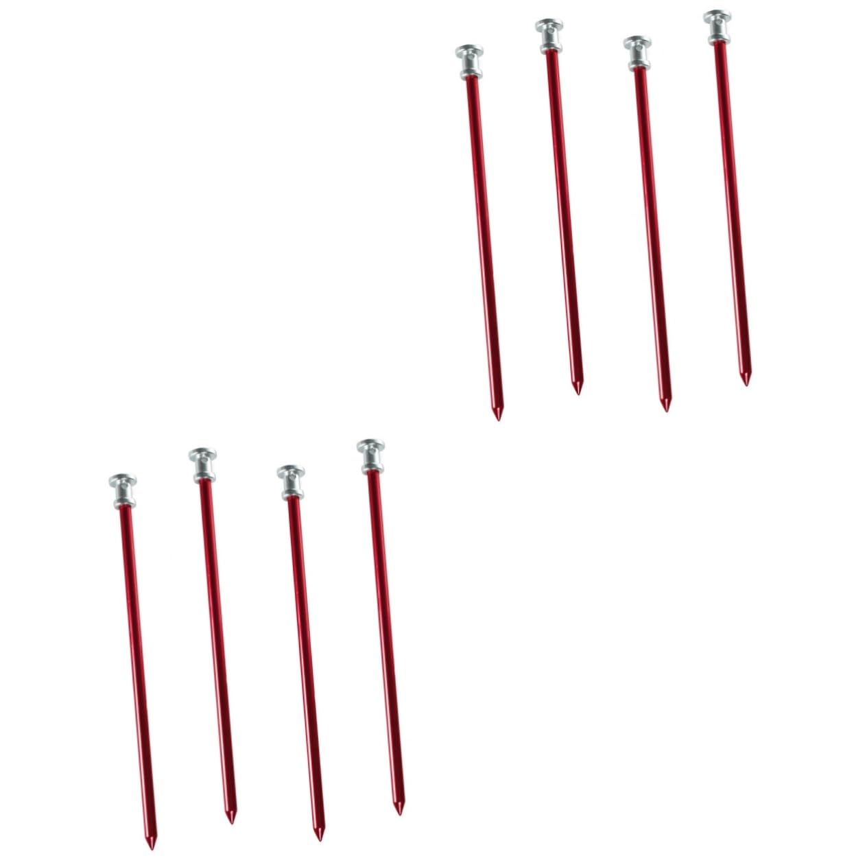 Estacas de aluminio Hemobllo de alta resistencia piquetas duraderas para toldos y camping