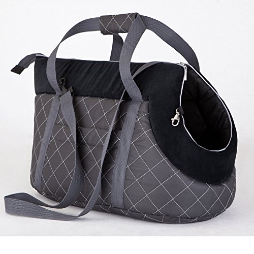 Hobbydog TORGZC6 Sac de Transport pour Chien et Chat Gris 27 x 25 x 43 cm