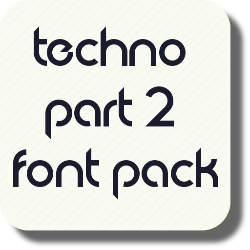 Part Two Font Techno Part 2 Font Pack-App im Amazon Appstore