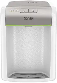 Purificador de água Consul Prata refrigerado, com proteção antibactérias - CPB34AS Bivolt