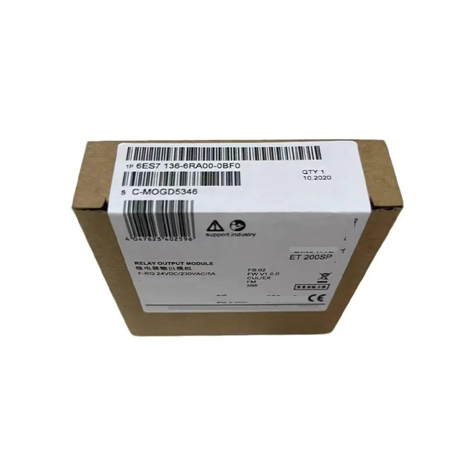 6ES7136-6RA00-0BF0 6ES7 136-6RA00-0BF0 analog input module programmable controller