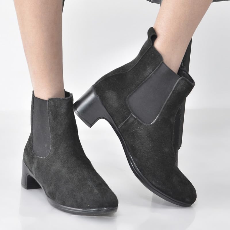 Image of FAUSTO Women Flared Heel Boots