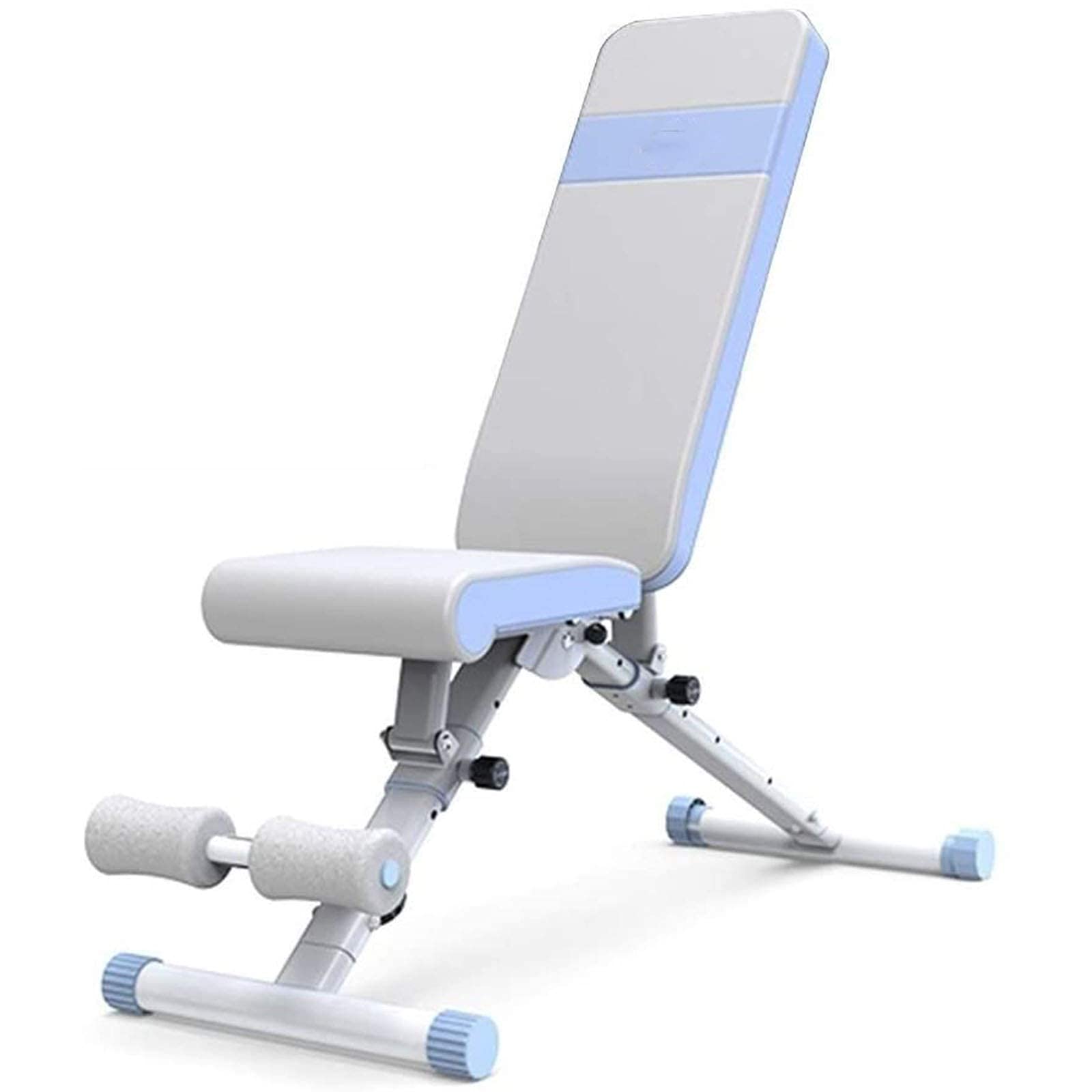 SaryEdge Foldable Dumbbell Stool Flying Bird Bench Press Home Sit-up Board Fitness Equipment Multifunctional Weightlifting Bed 6 Adjustable Adjustable Benches,