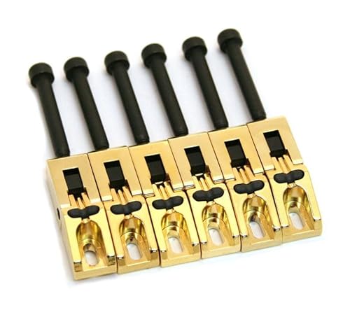 FU-Tone Graph Tech String Saver Saddle Set for Locking Tremolos Gold/�t���C�h���[�Y�E�g���������j�b�g/�T�h��