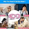 Gel-Beads-Eye-Mask-3D-Sleep-Mask-Cooling-Eye-Mask-Reduce-Puffy-Dark-Circles-Migraines-Headaches-Stress-Relief-3D-Contoured-Cup-Blindfold-Eye-Mask-Ultra-Lightweight-Comfortable-Sleeping-Mask-Gel-Eye-Ma Cooling Eye Mask + 3D Sleep Mask, Cooling Eye Mask Reduce Puffy Dark Circles Migraines Headaches Stress Relief, 3D Contoured Cup Blindfold Eye Mask Ultra Lightweight & Comfortable Sleeping Mask