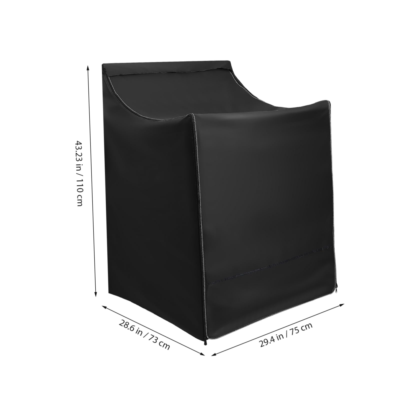 Operitacx Housse pour Lave-linge et Sèche-linge Housse de Protection Imperméable et Antidérapante Ajustement pour Machine à Laver