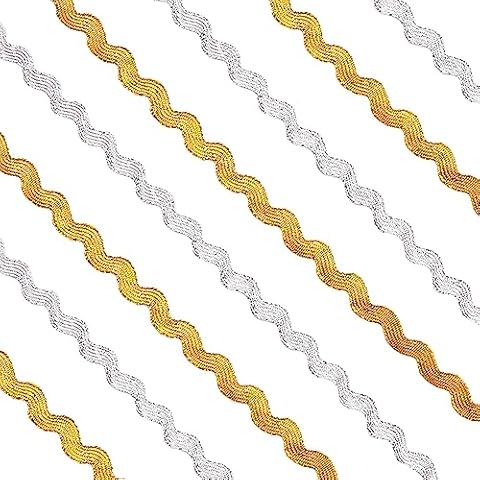 GORGECRAFT 50m Wavy Ribbon Trim for Crafts Cover