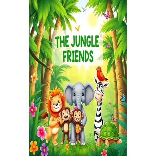 THE JUNGLE FRIENDS Audiolibro Por Peter Kibet arte de portada