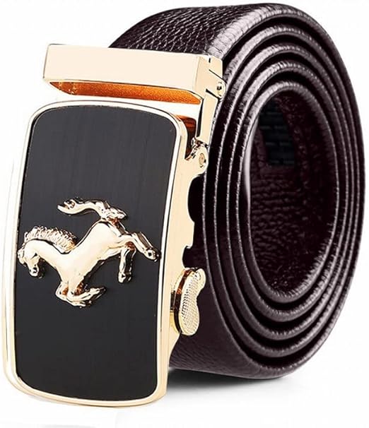 Amazon 大きいサイズ ビジネスベルト メンズ 本革 レザー ベルト メンズ 本皮 サイズ調整可能 プレゼント ギフト 父の日 ダークブラウン ベルト 通販