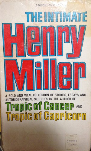 The Intimate Henry Miller B0007DVXCY Book Cover