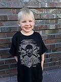  FC St. Pauli Shirt/T-Shirt ** Totenkopf Freude schwarz-schwarz ** Kids (140)