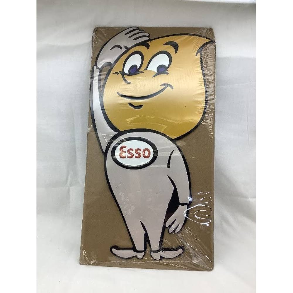 Esso キャラクター看板 木製 約60cm Esso キャラクター看板 木製 約60cm ESSO BOY 木製看板