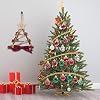 JORNOY – Set 30 Palline Di Natale Infrangibili 60 Mm – Rosse E Oro – Lucide, Opache E Satinate – Sicure Per Bambini E Animali - 3