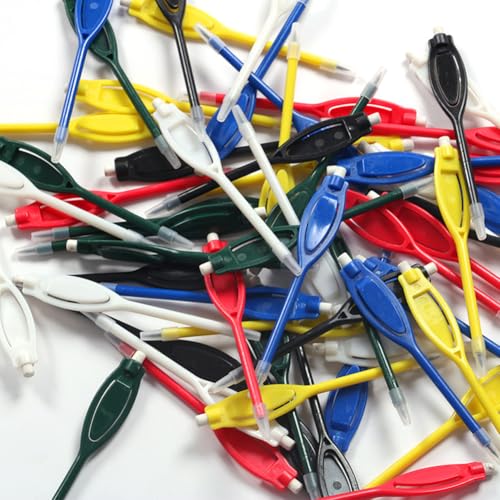 32 Lápices Cortos para Golf de Plástico Rojo miniatura 3