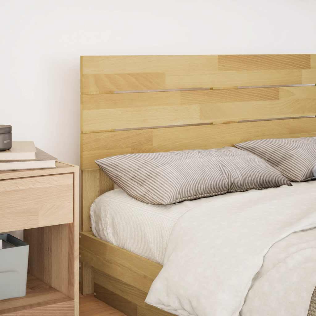 851977 Testiera 120 cm in Legno Massello di Rovere Testata in Legno,Testata Letto Matrimoniale Muebles Dormitorio Spalliera Letto Testiere per Letto Matrimoniale