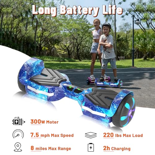 Image of SIMATE Scooter, Bluetooth Speakers and LED Light-Up Wheels, APP Control, Dual 250W Motors, 8.5 mph Max Speed & 8.5 Miles Max Range, Gifts for Kids Adults Girls Boys