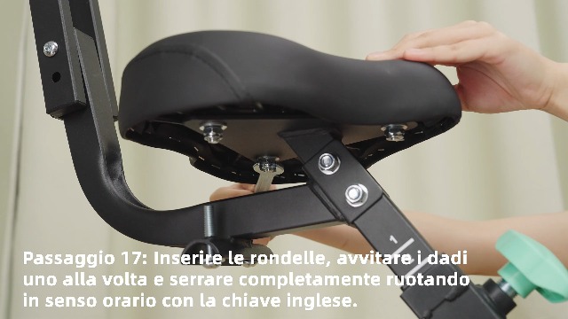RHOOTZ Cyclette Regolabile, Bici di Resistenza Domestica, Trainer Stazionario con Display LCD E Cuscino del Sedile per Interni, Sala Corsi, Esterni Product Blue