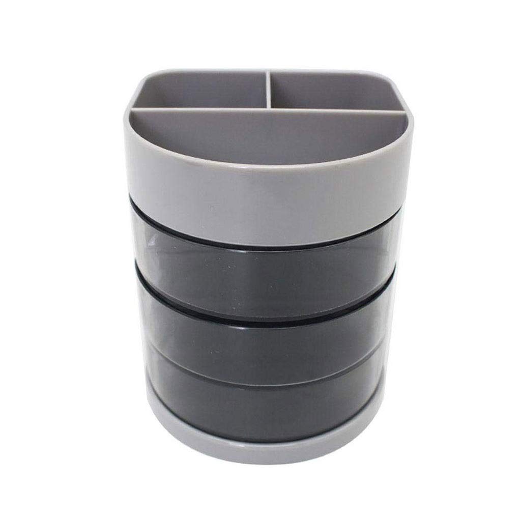 Portapenne, portapenne Grigio, portapenne Rotondo Multifunzionale Portapenne Semplice e alla Moda, Eccellente portapenne per riporre i Prodotti per Il Trucco