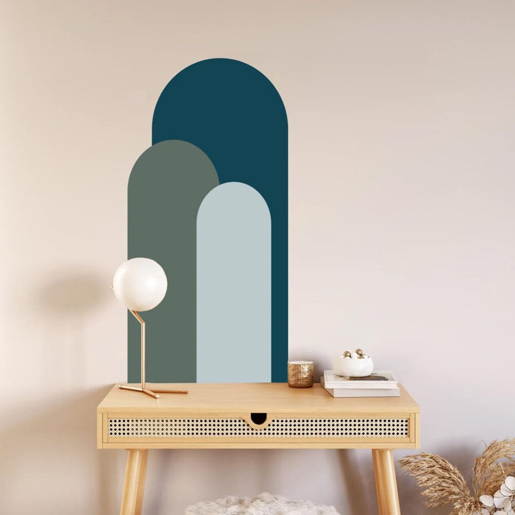 Uonlytech Adesivi Adesivi Decalcomania Della Parete Ad Forma Geometrica Buccia E Carta Parati Autoadesiva Adesivo Rimovibile Decorazione Murale Boho Per Soggiorno