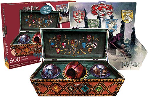 Preisvergleich Produktbild Aquarius Harry Potter Quidditch-Set (2-seitig, geformtes Puzzle)