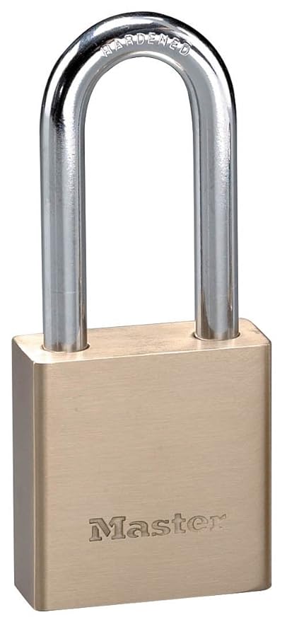 Master Lock 576DLHPF Solid Brass Padlock, 2-inch Shackle, 1-3/4-inch