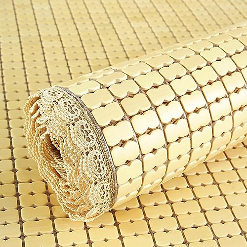 Alfombra de bambú tipo mahjong de 60x165cm para cama y sofá 3