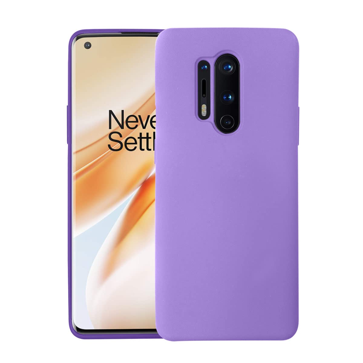 LIRAMARK Liquid Silicone Soft Back Cover Case for OnePlus 8 Pro / 1+8 Pro (Lavender) (B09PJG48SG) Amazon Price History, Amazon Price Tracker