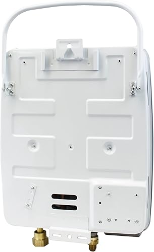 Miniatura 12 de Flame King YSNAZ132 - Calentador de agua portátil sin tanque de gas propano 5L 1.32GPM a 34,000 BTU, ducha instantánea de agua caliente al aire