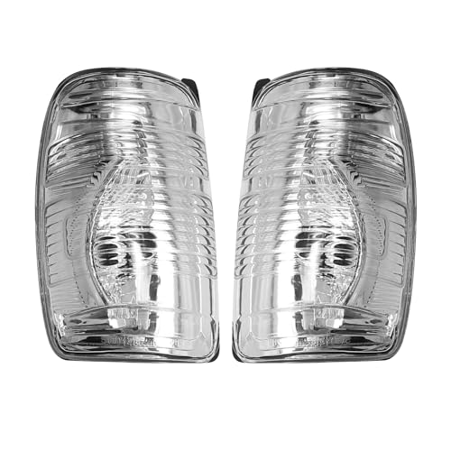 EATAKWARD 2 PCS Wing Mirror Left Driver & Right Passenger Side Turn Signal Light Indicator Lamp Lens Cover Replacement for Ford Transit T150 250 350 2015-2021 MK8 2014 Onwards Replace# 1847387 1847389