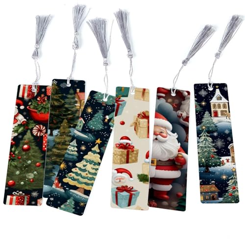 Marque-pages tendance Joyeux Noël avec pompons pour ne plus perdre votre page