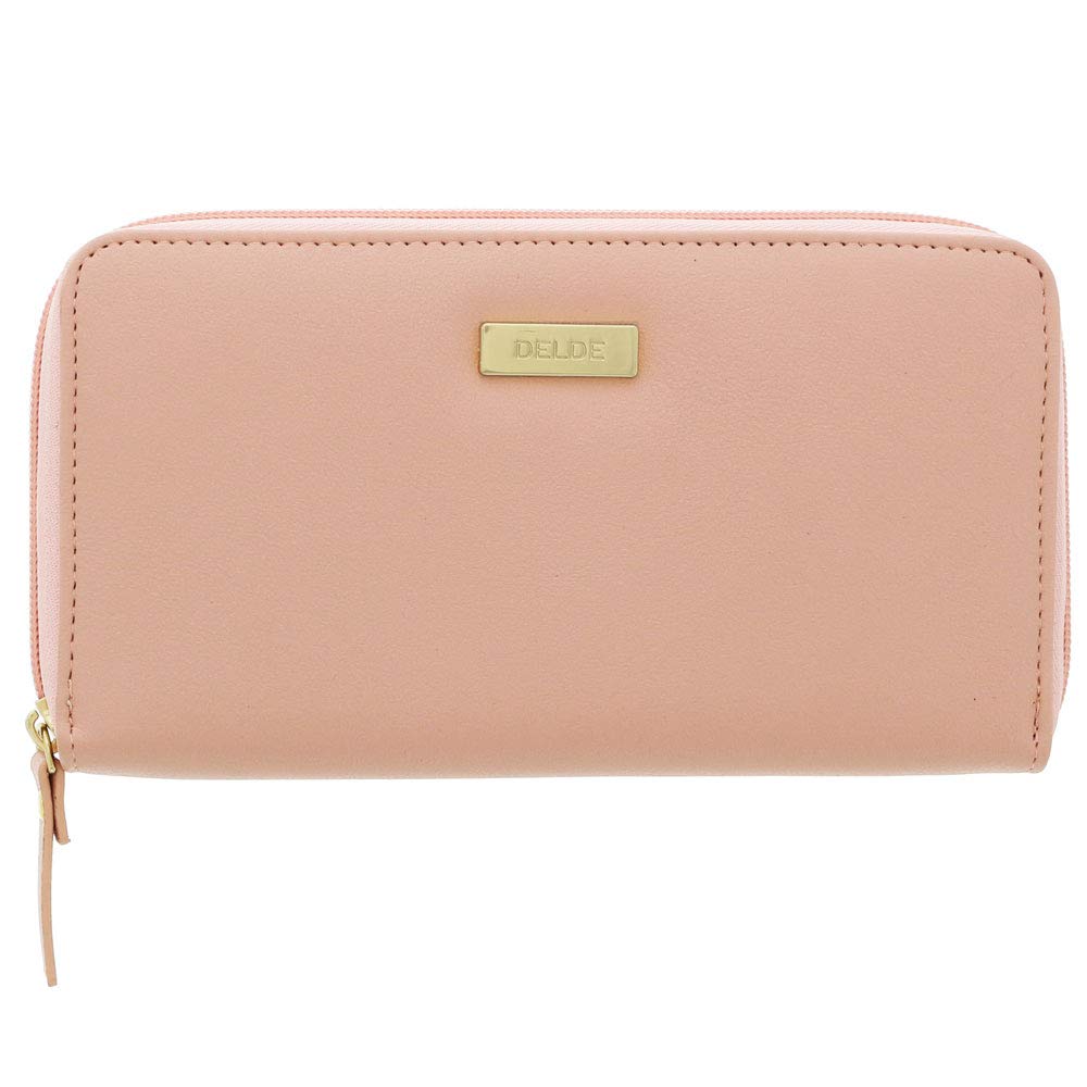 SUN-STARDELDE Compact Flat Pouch Pen Case, Light Pink, Tray