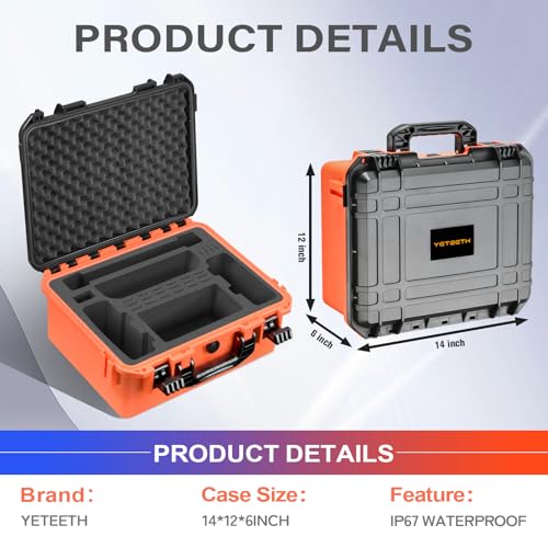 image for YETEETH Switch 2 Deluxe Carrying Case for Nintendo – Protective Wate