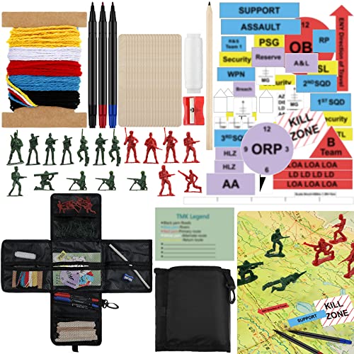 Eaasty Terrain Model Kit Army Platoon Land Navigation Kit Military Terrain Model Briefing Set for Ranger School Squad Platoon Squad Leader SGT or OCS SUT ROTC