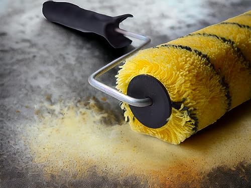Image of Asian Paints Trucare Exterior Tiger Roller 9Inch For Wall Painting Pack Of 2, Yellow