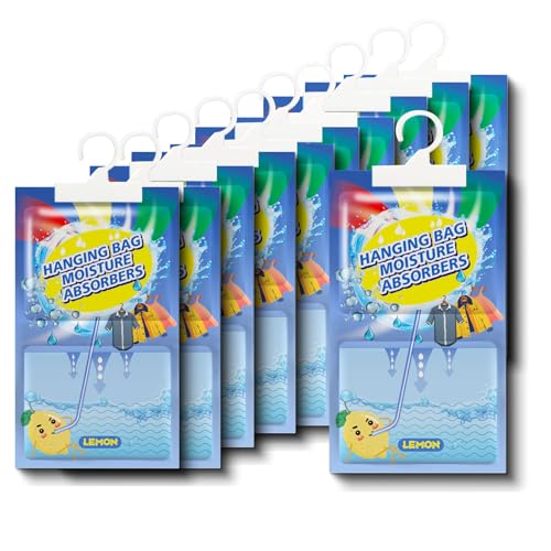 Absorbentes de Humedad para Colgar, 10 x 100g Deshumidificador Armario con fragancia, Bolsas...