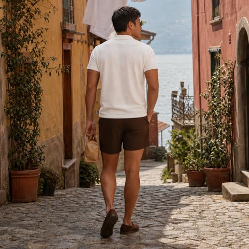 Image of SWIMS Kyst Short 5 Inseam for Men, Lightweight Quick Dry 4 Way Stretch Trunks, Mesh Lining, Water Friendly Beach Pool Short
