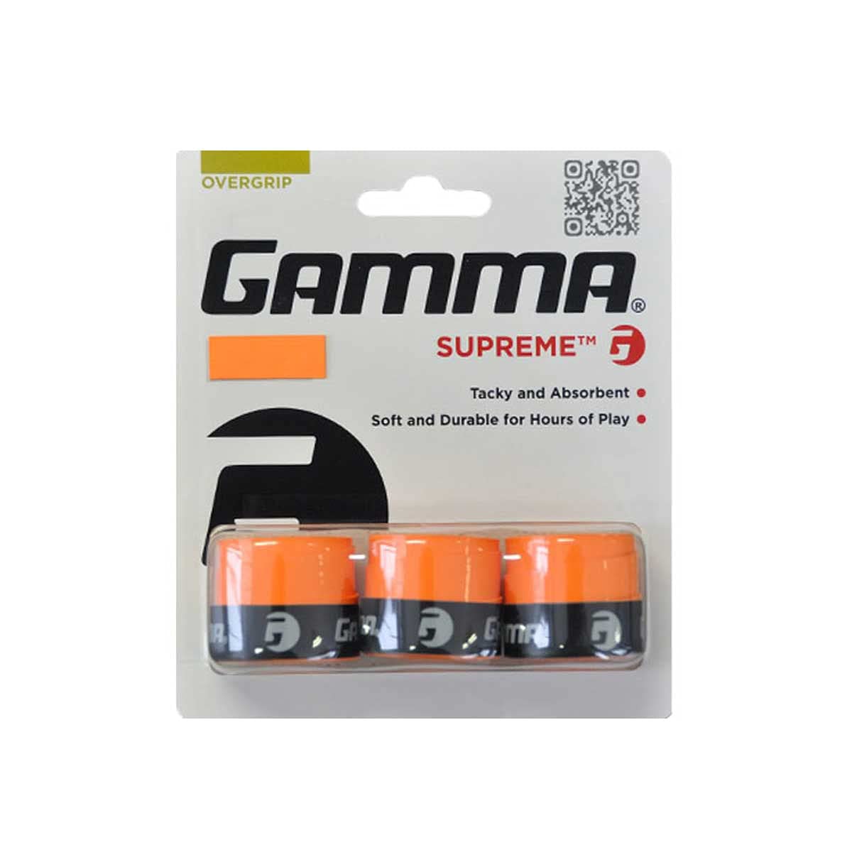 Gamma Supreme Overgrip (3 Pcs, Orange) (B096LVZV6C) Amazon Price History, Amazon Price Tracker