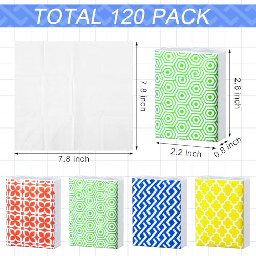 Image of Yinder 120 Pack Pocket Tissues Travel Size 3 Ply Facial Paper Bulk