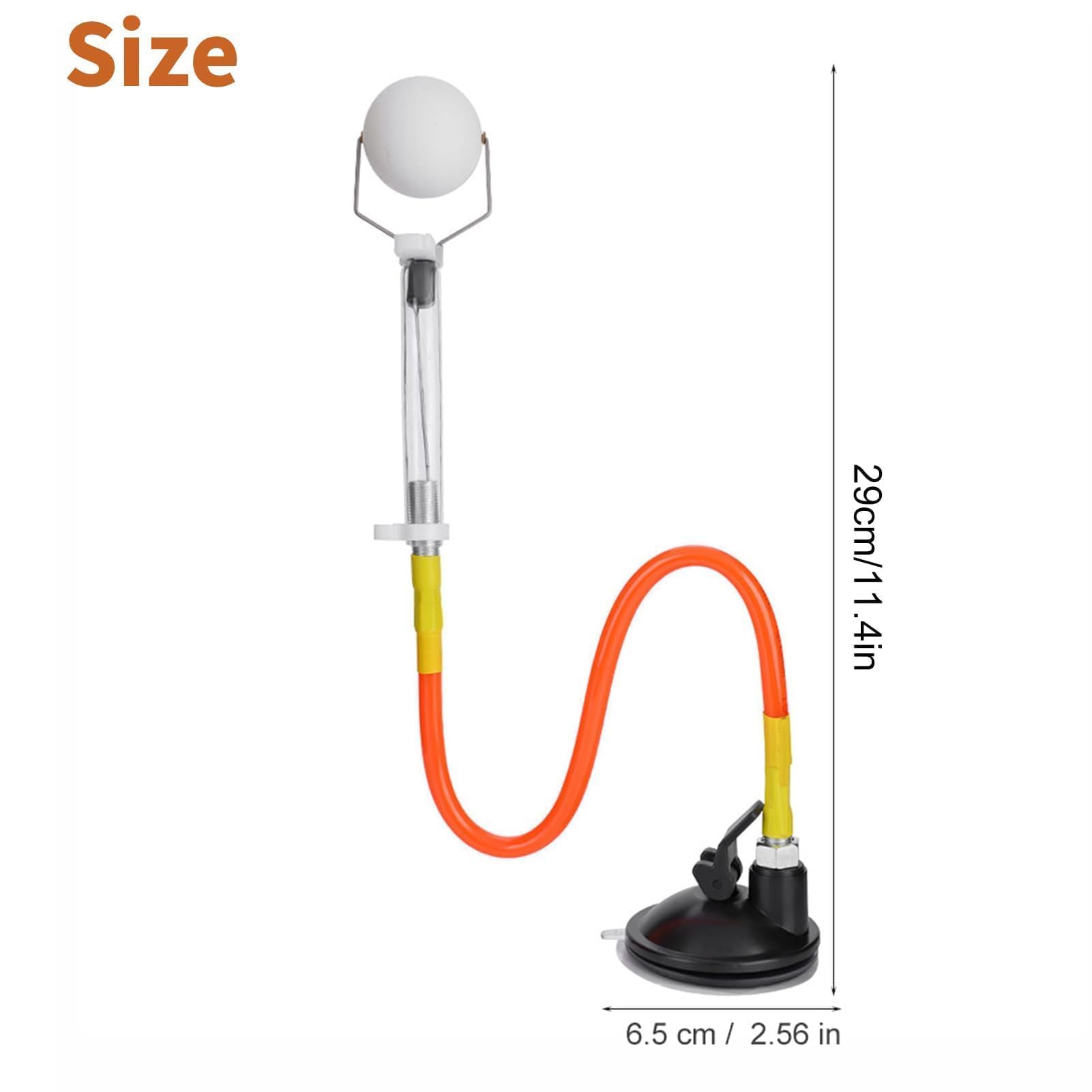 Ping Pong Training Device, PVC Children Single Practice Partner Adjustable Sucker Balls Equipment Elastic Table Tennis Trainer for Tennis Training
