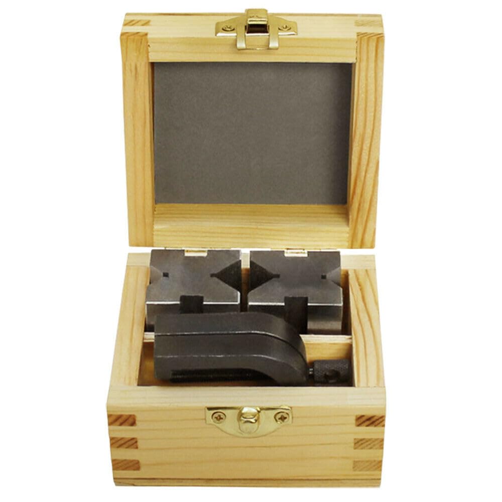 Precision Engineers Steel V block Mached Pair Hardened Ground 32x32x40mm